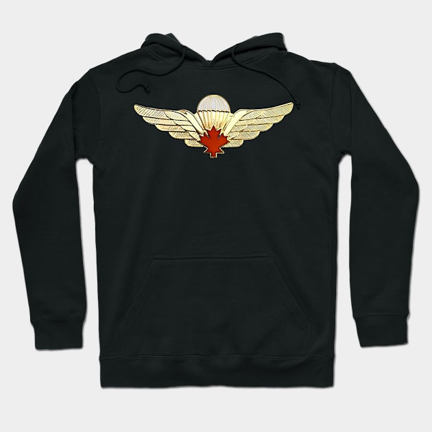 Canadian Jump Wings Hoodie by Desert Owl Designs